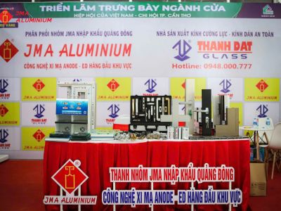 Nhôm JMA vinh hạnh có mặt tại Triễn Lãm Trưng bày Vật Tư Ngành Cửa tại Thành phố Cần Thơ.